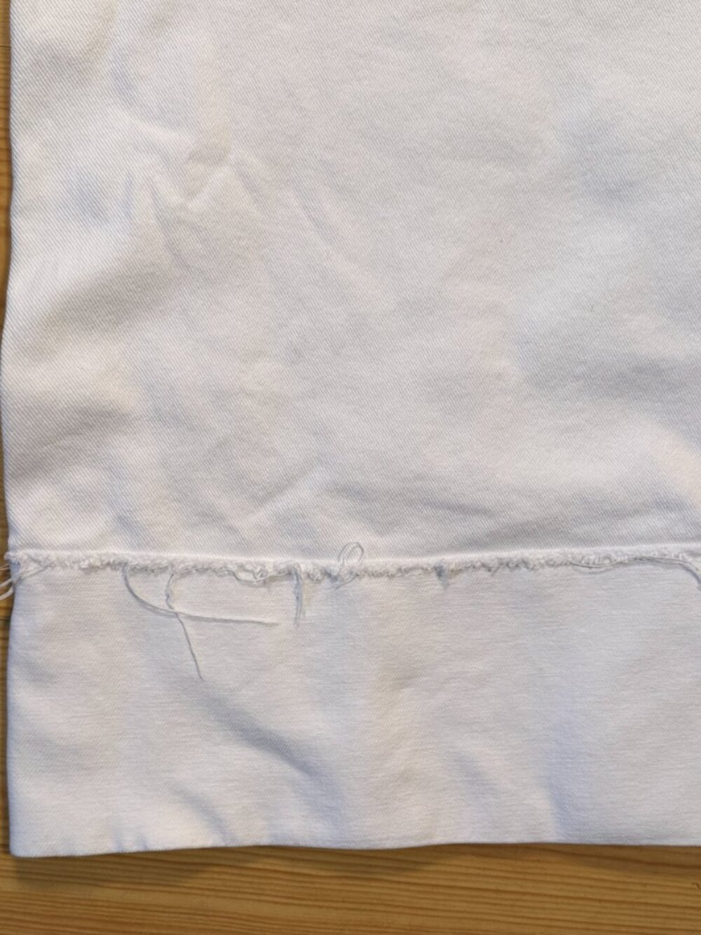 Rag & Bone Women's Size 25 White Wide-Leg Denim Jeans Frayed Hem High Rise - Picture 6 of 16